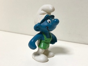 【 スマーフ PVC フィギュア 】 SMURF ヴィンテージ 庭師 エプロン / SCHLEICH シュライヒ SMURF VINTAGE PVC FIGURE V6-81-90