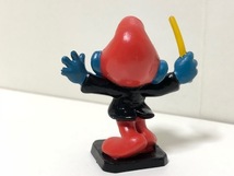 【 スマーフ PVC フィギュア 】 SMURF ヴィンテージ パパ スマーフ 指揮者 タキシード / SCHLEICH シュライヒ SMURF PVC FIGURE V6-111-120_画像2