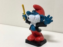 【 スマーフ PVC フィギュア 】 SMURF ヴィンテージ パパ スマーフ 指揮者 タキシード / SCHLEICH シュライヒ SMURF PVC FIGURE V6-111-120_画像3