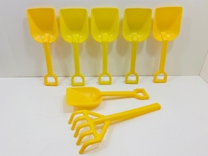 [ US ] child toy shovel shovel spade . till plastic yellow color / sand place park sea .... Kids / interior control V12