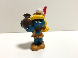 【 スマーフ PVC フィギュア 】 SMURF SMURFETTE スマーフェット つぼ 壷 / SCHLEICH シュライヒ SMURF VINTAGE PVC FIGURE V6-31-40