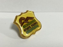 【 特価！ 】 アメリカ ビンテージ ピンバッジ アラバマ / バッチ バッジ / AMERICA VINTAGE Pin Badge ALABAMA STATE / 管理V10 (P2)_画像3