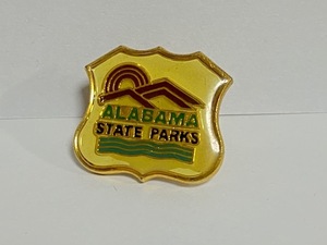 【 特価！ 】 アメリカ ビンテージ ピンバッジ アラバマ / バッチ バッジ / AMERICA VINTAGE Pin Badge ALABAMA STATE / 管理V10 (P2)