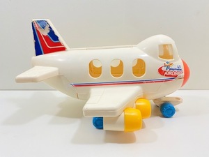 【 ヴィンテージ 】 Li'L playmates AIRLINES 飛行機 旅客機 ひこうき / アメリカ おもちゃ アメトイ ビンテージ / 管理V12