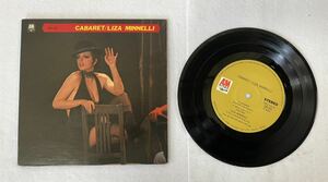 ★H189★ CABARET キャバレー LIZA MINNELLI ライザミネリ コンパクト盤 17cmLP くちづけ シェルブールの雨傘 中古 OH-55