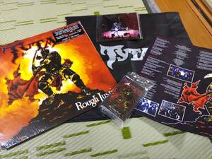 超レア/完売 世界100セット限定 タイタン TYTAN - Rough Justice LP/DVD/Tape/バッグ LION/Bad Moon Rising/Whitesnake/Kal Swan