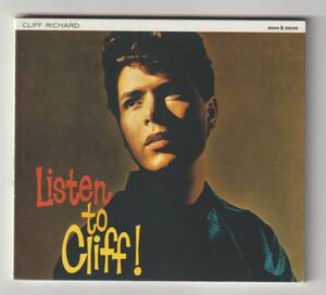 【新品/輸入盤CDデジパック仕様】CLIFF RICHARD/Listen To CLIFF!(1961)