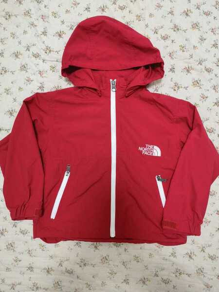 美品！ノースフェイスのウインドブレーカー　100☆キッズTHE NORTH FACE マウンテンパーカー 子供用 