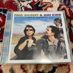 帯付きポールギルバート＆ジミキッドpaul gilbert&jimi kidd raw blues powerアルバム ミスタービッグ