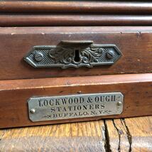 【antique】ファイル キャビネット 1800年代 店舗什器 vintage ブロカント 古道具 アンティーク ヴィンテージ US 古着 雑貨 ディスプレイ_画像4