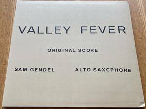 50 листов ограничение новый товар 0SAM GENDEL / Valley Fever Original Score Sam *gen Dell inga NONESUCH SAM WILKES FRUE