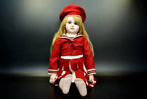  bisque doll / replica / girl / doll / doll / antique doll 