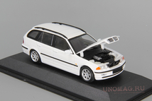 ミニチャンプス 1/43 BMW 328i ツーリング 1999 ホワイト BMW 328i TOURING_画像2