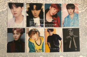 防弾少年団 BTS THE BEST CD ベスト アルバム 封入 J-HOPE ホソク ホビ トレカ 限定 ユニバーサル JP FC セブンネット 通常盤 コンプ ８枚