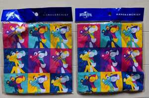 USJ Uni ba* Pink Panther handkerchie 2 sheets set * new goods unused N