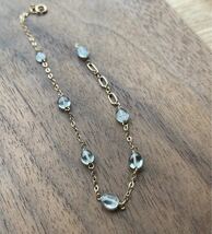 -SUI8- No.46 アクアマリンのブレスレット　14kgf An aquamarine bracelet 14kgf_画像2