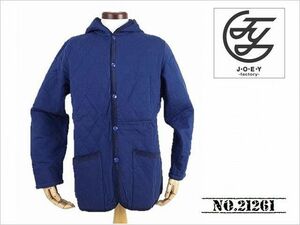 【送料無料 53%OFF】JOEY factory・ジョイファクトリー　　キルティング スウェット フードジャケット NO.21261 NAVY_Mサイズ