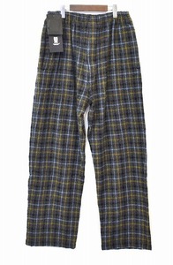 UNDERCOVER ( undercover ) UCZ4501-1..WOOL EASY PANTS шерсть легкий брюки WOOL CHECK SHRIVEL PANTS шерсть проверка брюки 2