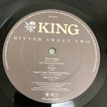 KING　キング / bitter sweet / UK盤　イングランド盤 LP レコード / 洋楽ロック / 80年代 /_画像8