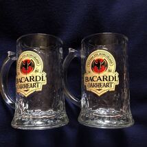 激レア非売品　BACARDI バカルディ OAKHEART ジョッキ グラス　2個セット　ノベルティ_画像1