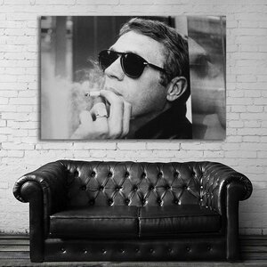 スティーブ・マックイーン Steve McQueen 特大 ポスター 約150x100cm 海外 インテリア グッズ 絵 雑貨 写真 フォト アート 大判 大 6