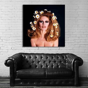 ブリジット・バルドー 特大 ポスター 約100x100cm 海外 モデル インテリア グッズ 絵 雑貨 写真 フォト アート 大判 大 Brigitte Bardot 8