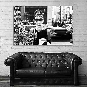 オードリー・ヘプバーン 特大 ポスター 150x100cm 海外 インテリア グッズ 絵 雑貨 写真 フォト アート Hepburn ヘップバーン カフェ 23