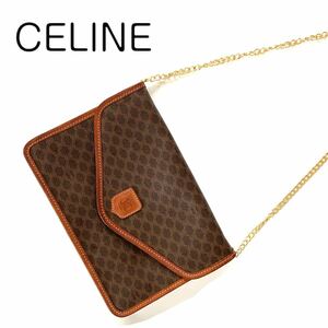 【送料無料】celine セリーヌ　2way トートバッグ　クラッチバッグ　マカダム柄　レザー　PVC カバン　レディース　総柄　ミニバッグ