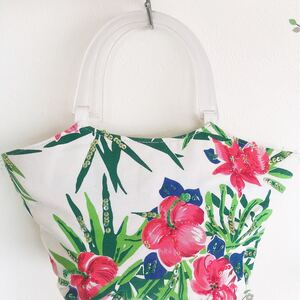 トートバッグ 花柄 ハンドメイド