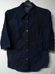 *GAP Gap * short sleeves stretch Denim shirt *S*