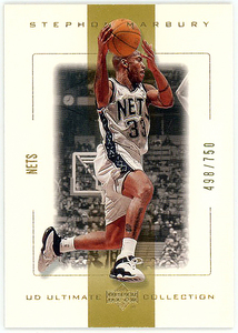 NETS△ステフォン・マーブリーSTEPHON MARBURY/2000-01 UD ULTIMATE COLLECTIONシリアル#750!