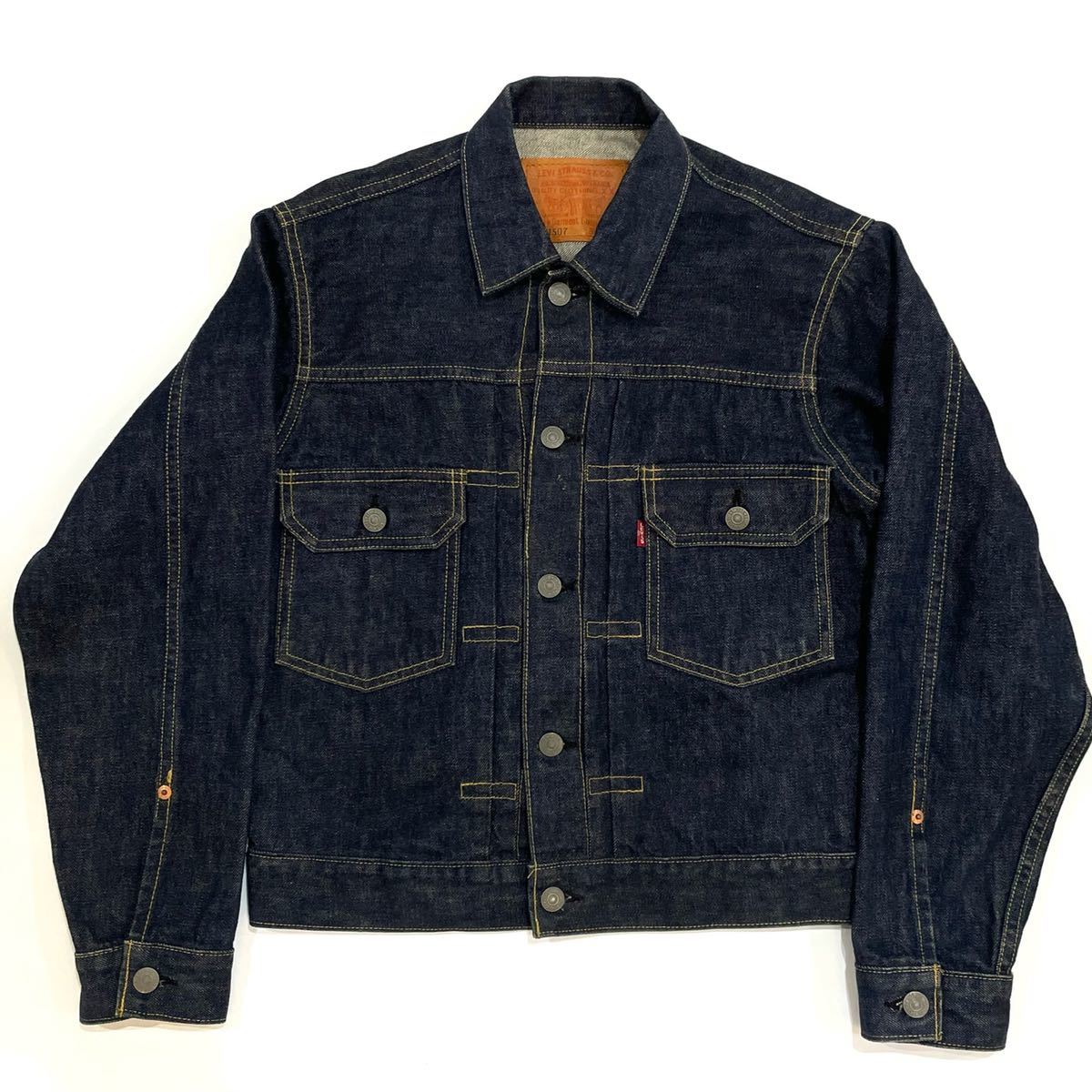 90s Levi´s 507XX 2nd デニムジャケット 34 復刻 濃紺-