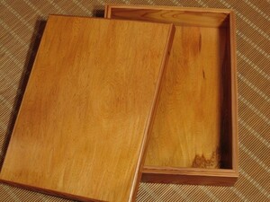  shop . Japanese cedar handicraft box to hold letters ( large ) stationery box writing implements inserting Japanese style Kagoshima shop . island wooden . tree 