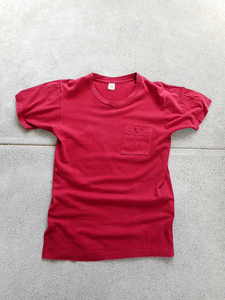 70s 80s FRUIT OF THE LOOM フルーツオブザルーム Pocket T ポケT ポケット Tシャツ Vintage ビンテージ アメリカ製 made in USA M 無地