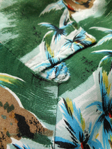60s ALOHA SHIRTS Vintage Hawaiian Shirt アロハシャツ ハワイアン シャツ Rayon レーヨンシャツ オープンカラー ビンテージ 50s 50年代_画像4