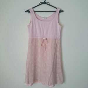 MILK One-piece old clothes no sleeve One-piece pink race tank top crystal milk 