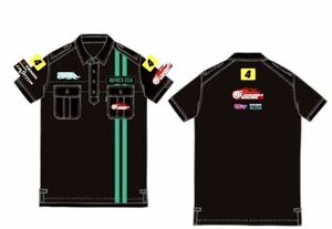  new goods unused tag attaching #SUPERGT300gdo Smile racing # racing Miku 2017# private person spo nsa-#AVIREX team polo-shirt # size XL the first sound 