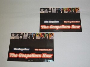 即決】★送120円★ ゴスペラーズ the Gospellers Now ステッカー 2枚セットで 未使用 Y-4-3