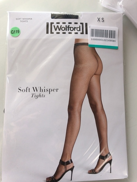 S(XS)★Wolford,ウォルフォード海外高級 Soft Whisper Tights網タイツ