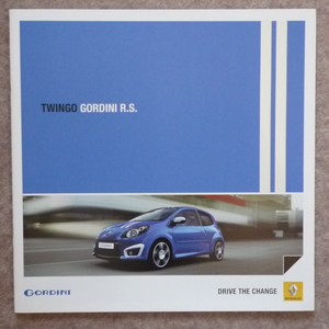 トゥインゴ ゴルディーニ R.S. カタログ　Twingo Gordini ルノー Ⅱ 2011年4月