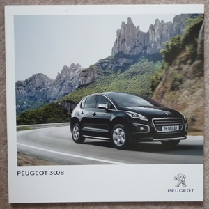  Peugeot 3008 catalog T85 2014 year 2 month 