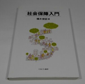 社会保障入門 橘木俊詔/ミネルヴァ書房【即決】