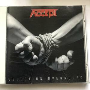 国内盤☆Accept / アクセプト Objection Overruled☆