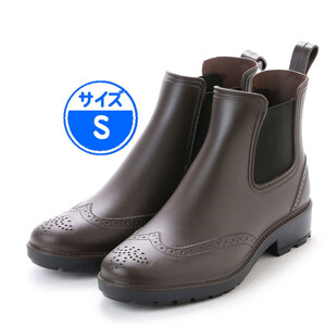 [ new goods unused ] side-gore rain boots men's S 16033