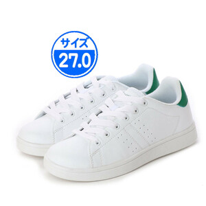 [ новый товар не использовался ] спортивные туфли белый зеленый 27.0cm белый зеленый 18558