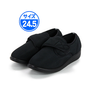 [ новый товар не использовался ] прогулочные туфли черный 24.5cm чёрный 18455