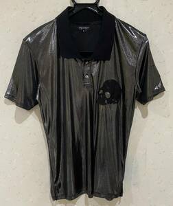 * Milkboy MILKBOY Skull badge silver lame polo-shirt with short sleeves tops S BJBA.F