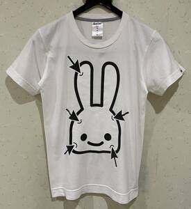 ＊キューン CUNE ビック うさぎ プリント 半袖Tシャツ トップス XS　　　　　　　 BJBA.F