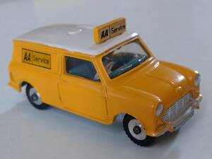  britain Dinky company No.274 AA MINI VAN (2nd type ) blue interior chassis not yet painting box less . beautiful goods 