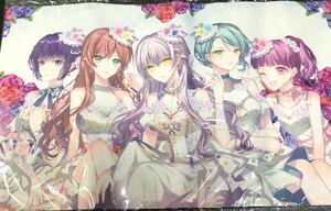 バンドリ Roselia ラバー製プレイマット 湊友希那 氷川紗夜 今井リサ 宇田川あこ 白金燐子 美少女 BanG Dream! カードゲーム グッズ